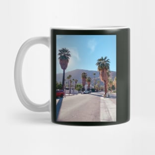 Palm Springs Street View and Mountains Mug